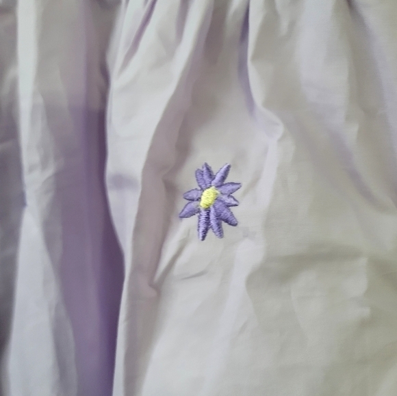 Anthropologie Lavender Puff Sleeve Dress - Picture 14 of 15